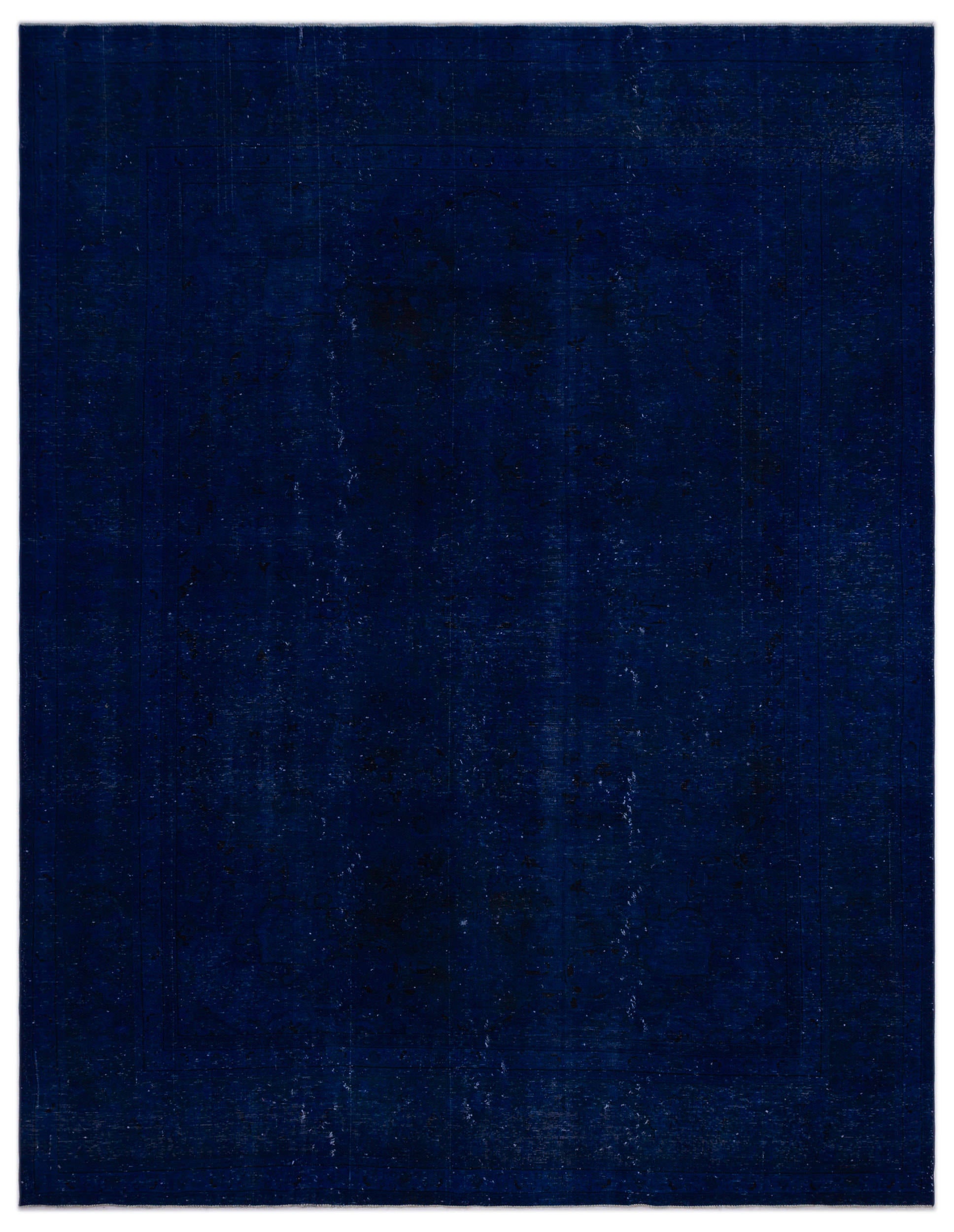 Blue Over Dyed Vintage XLarge Rug 9'7'' x 12'1'' ft 291 x 368 cm