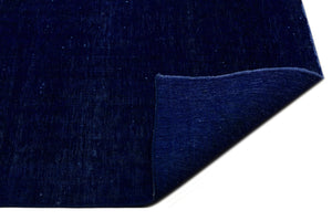 Blue Over Dyed Vintage XLarge Rug 9'12'' x 13'11'' ft 304 x 423 cm
