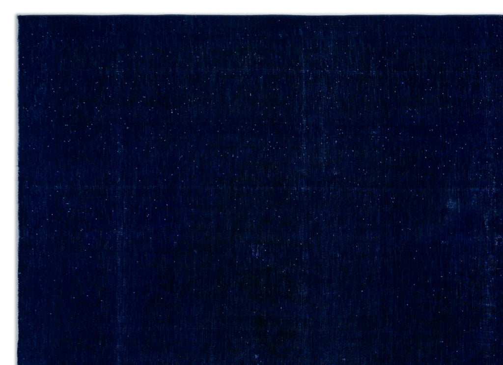 Blue Over Dyed Vintage XLarge Rug 9'12'' x 13'11'' ft 304 x 423 cm