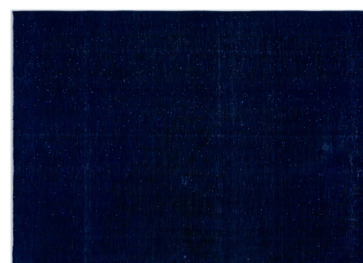 Blue Over Dyed Vintage XLarge Rug 9&#39;12&#39;&#39; x 13&#39;11&#39;&#39; ft 304 x 423 cm