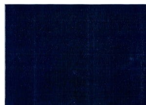 Blue Over Dyed Vintage XLarge Rug 9'12'' x 13'11'' ft 304 x 423 cm