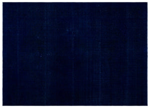 Blue Over Dyed Vintage XLarge Rug 9'12'' x 13'11'' ft 304 x 423 cm
