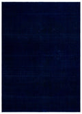 Blue Over Dyed Vintage XLarge Rug 9'12'' x 13'11'' ft 304 x 423 cm