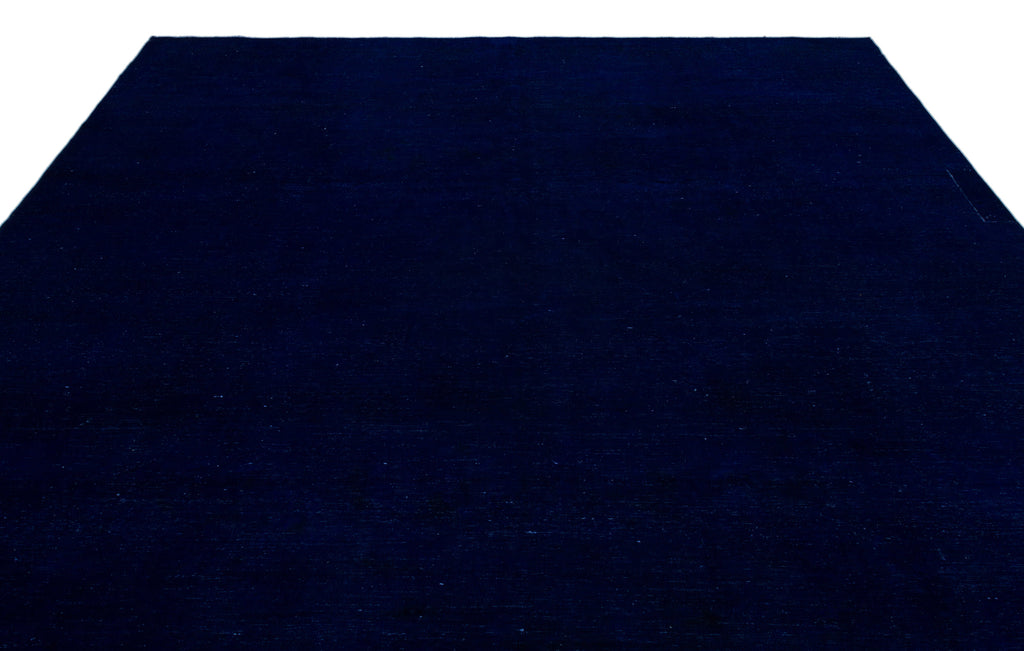 Blue Over Dyed Vintage XLarge Rug 9'2'' x 12'8'' ft 280 x 385 cm