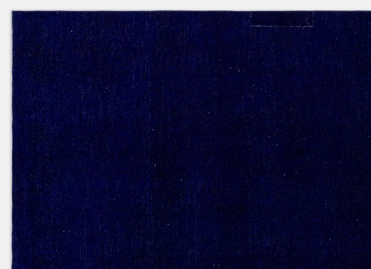 Blue Over Dyed Vintage XLarge Rug 9&#39;2&#39;&#39; x 12&#39;8&#39;&#39; ft 280 x 385 cm