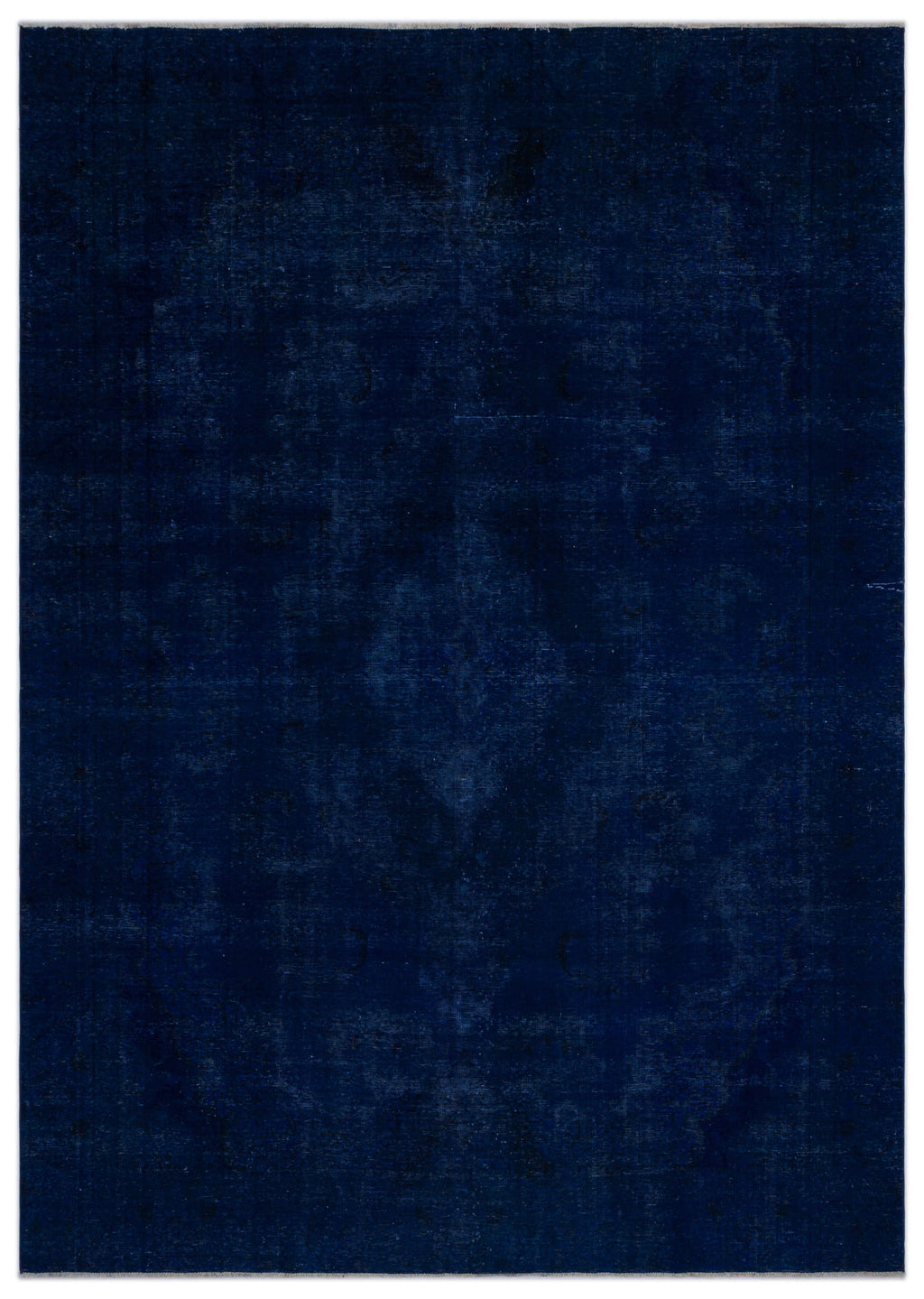Blue Over Dyed Vintage XLarge Rug 8'10'' x 12'7'' ft 270 x 383 cm