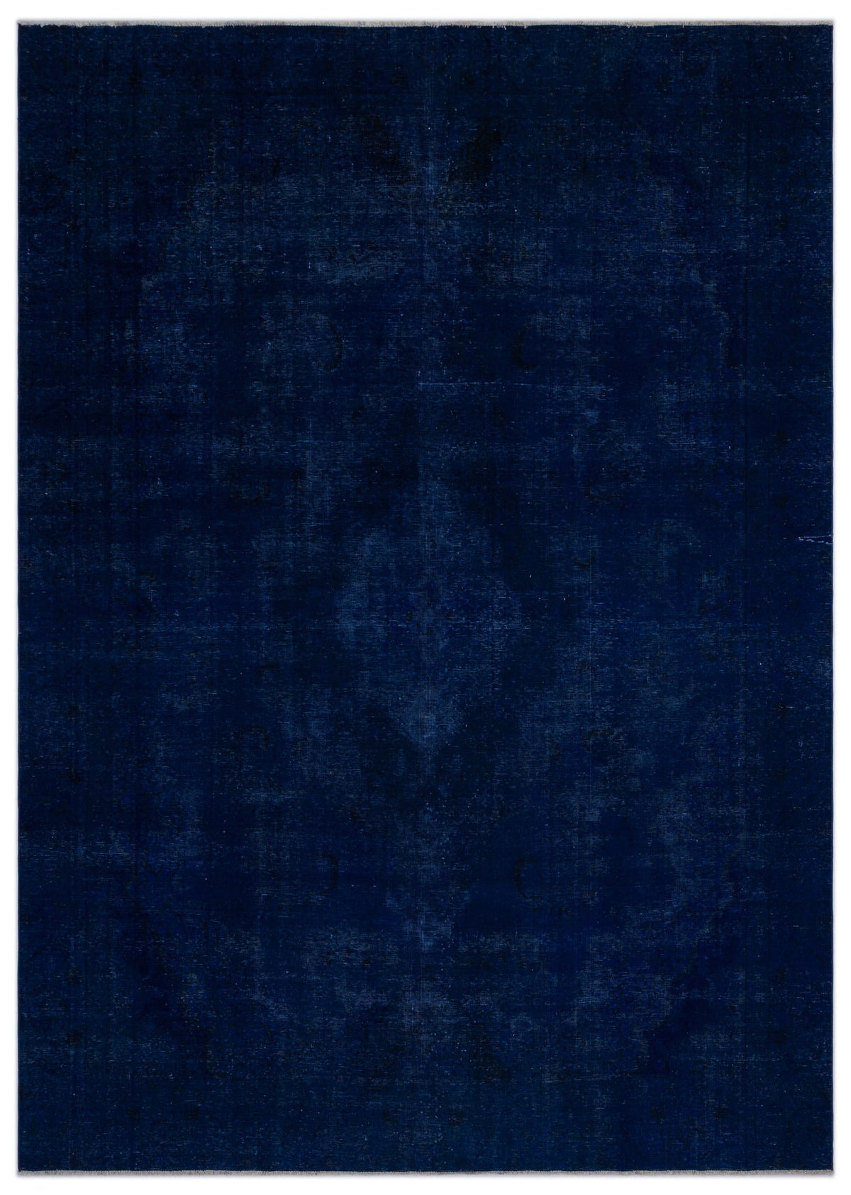 Blue Over Dyed Vintage XLarge Rug 8&#39;10&#39;&#39; x 12&#39;7&#39;&#39; ft 270 x 383 cm