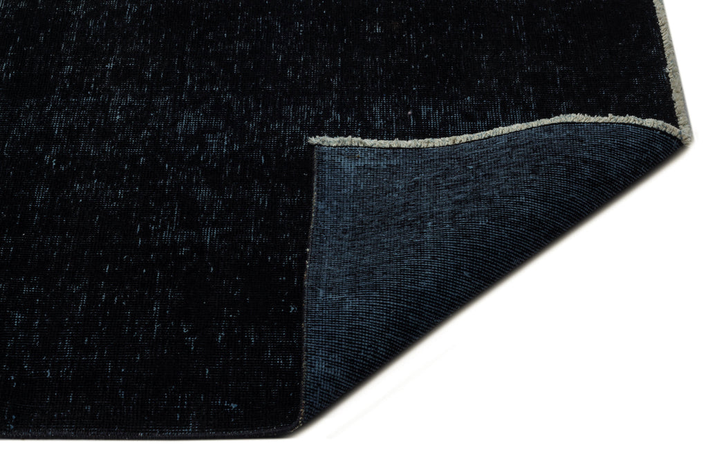Black Over Dyed Vintage XLarge Rug 10'1'' x 13'5'' ft 308 x 408 cm