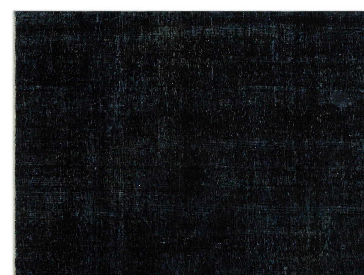 Black Over Dyed Vintage XLarge Rug 10&#39;1&#39;&#39; x 13&#39;5&#39;&#39; ft 308 x 408 cm