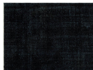 Black Over Dyed Vintage XLarge Rug 10'1'' x 13'5'' ft 308 x 408 cm