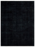 Black Over Dyed Vintage XLarge Rug 10'1'' x 13'5'' ft 308 x 408 cm