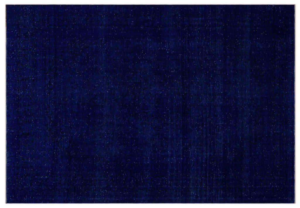 Blue Over Dyed Vintage XLarge Rug 9'1'' x 13'4'' ft 277 x 406 cm