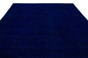 Blue Over Dyed Vintage XLarge Rug 9'1'' x 13'4'' ft 277 x 406 cm