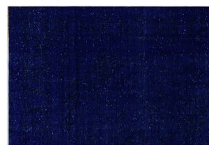 Blue Over Dyed Vintage XLarge Rug 9'1'' x 13'4'' ft 277 x 406 cm