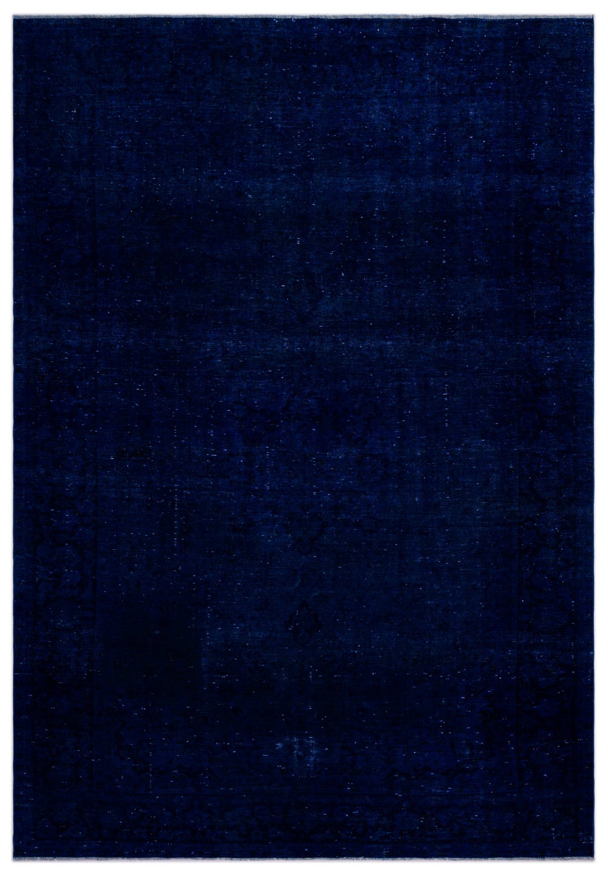 Blue Over Dyed Vintage XLarge Rug 8&#39;9&#39;&#39; x 12&#39;10&#39;&#39; ft 267 x 390 cm