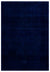 Blue Over Dyed Vintage XLarge Rug 8'9'' x 12'10'' ft 267 x 390 cm