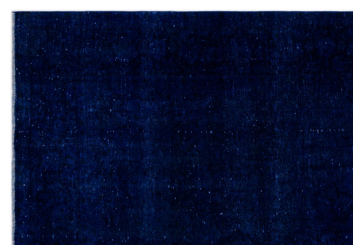 Blue Over Dyed Vintage XLarge Rug 8&#39;9&#39;&#39; x 12&#39;10&#39;&#39; ft 267 x 390 cm