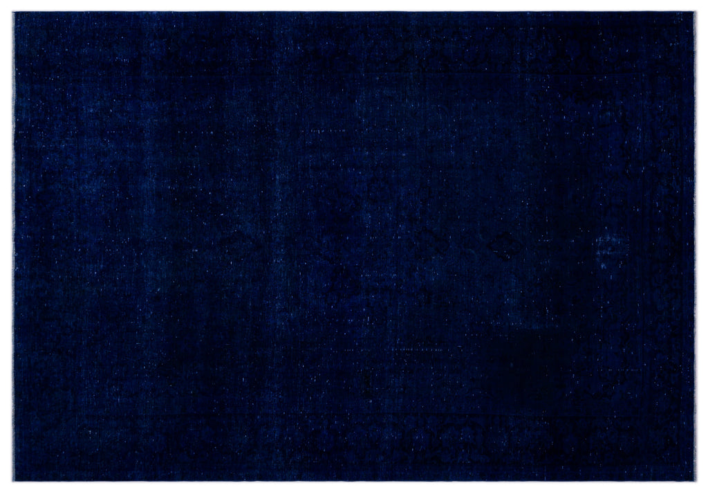 Blue Over Dyed Vintage XLarge Rug 8'9'' x 12'10'' ft 267 x 390 cm
