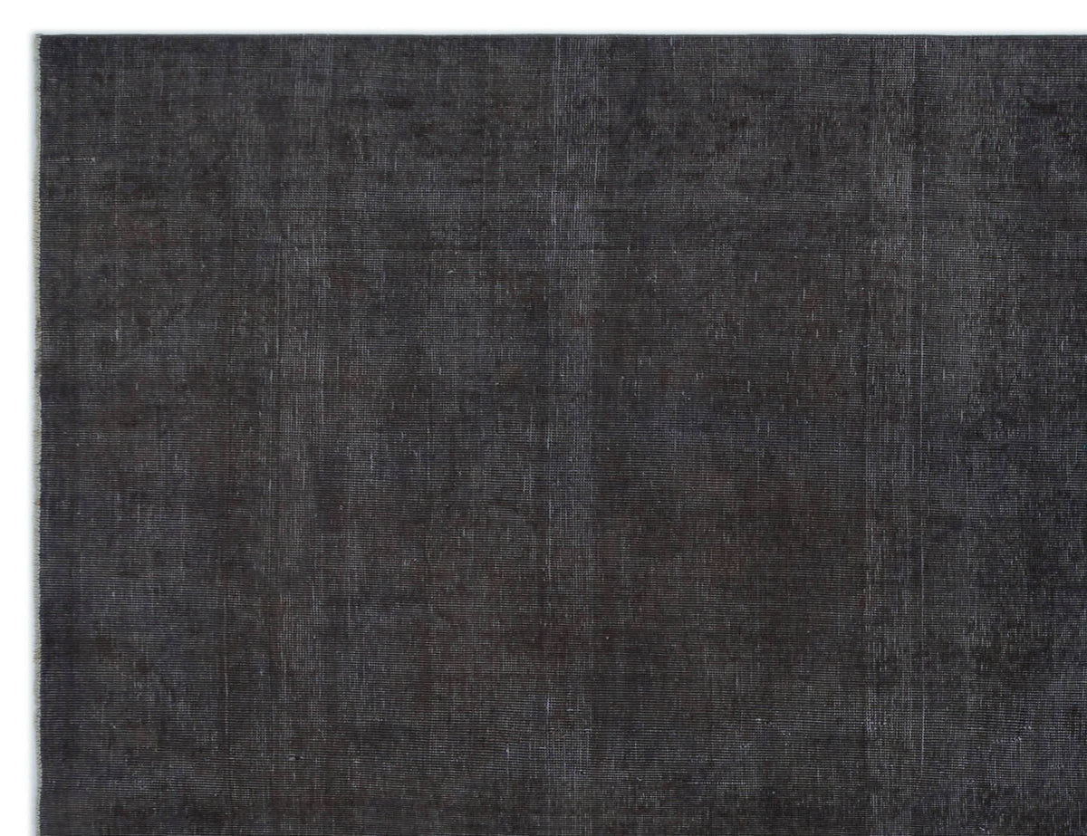Gray Over Dyed Vintage XLarge Rug 9&#39;11&#39;&#39; x 12&#39;4&#39;&#39; ft 303 x 377 cm