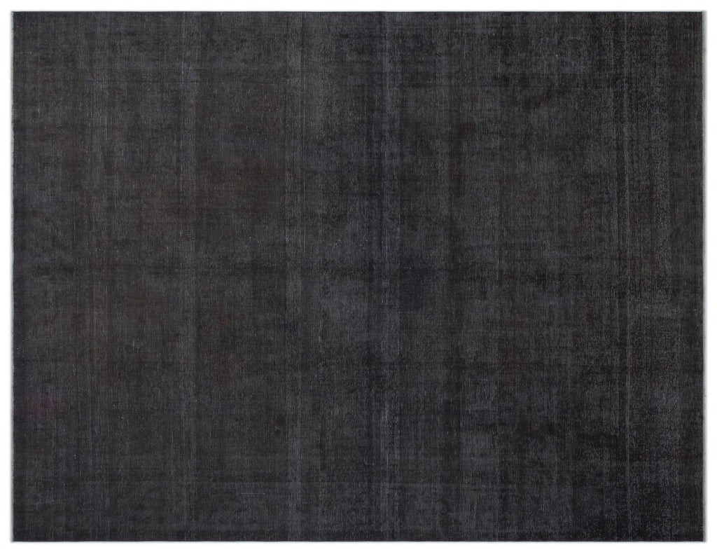 Gray Over Dyed Vintage XLarge Rug 9'11'' x 12'4'' ft 303 x 377 cm