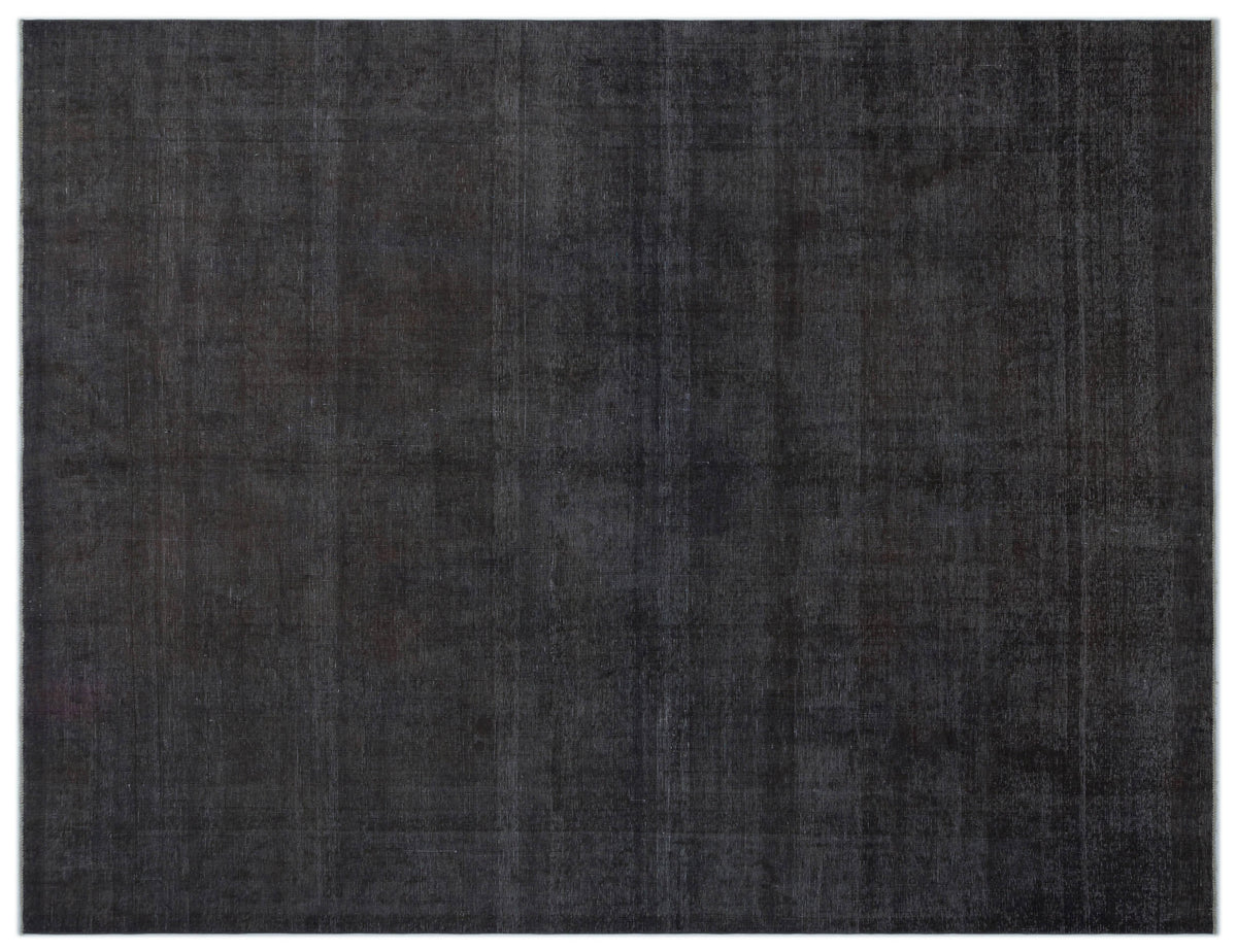Gray Over Dyed Vintage XLarge Rug 9&#39;11&#39;&#39; x 12&#39;4&#39;&#39; ft 303 x 377 cm