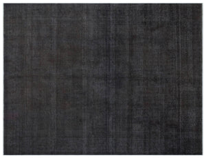 Gray Over Dyed Vintage XLarge Rug 9'11'' x 12'4'' ft 303 x 377 cm