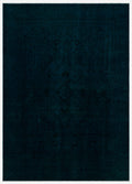 Turquoise  Over Dyed Vintage XLarge Rug 9'3'' x 12'8'' ft 281 x 385 cm