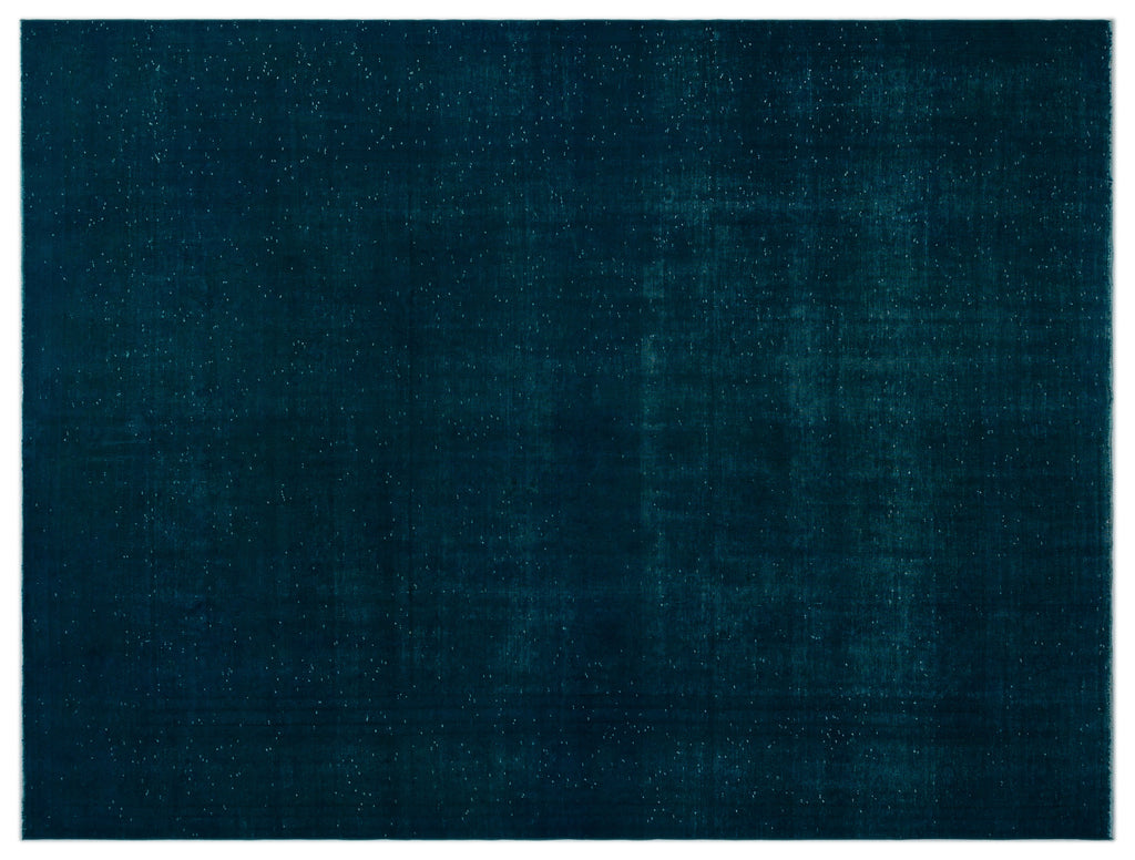 Turquoise  Over Dyed Vintage XLarge Rug 9'9'' x 12'12'' ft 296 x 396 cm