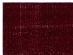 Red Over Dyed Vintage XLarge Rug 9'5'' x 12'12'' ft 288 x 396 cm