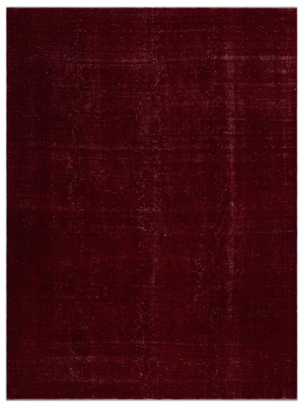Red Over Dyed Vintage XLarge Rug 9&#39;5&#39;&#39; x 12&#39;12&#39;&#39; ft 288 x 396 cm
