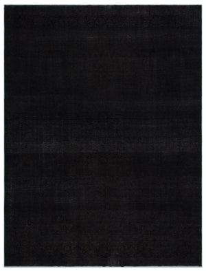 Gray Over Dyed Vintage XLarge Rug 9'7'' x 12'10'' ft 292 x 392 cm