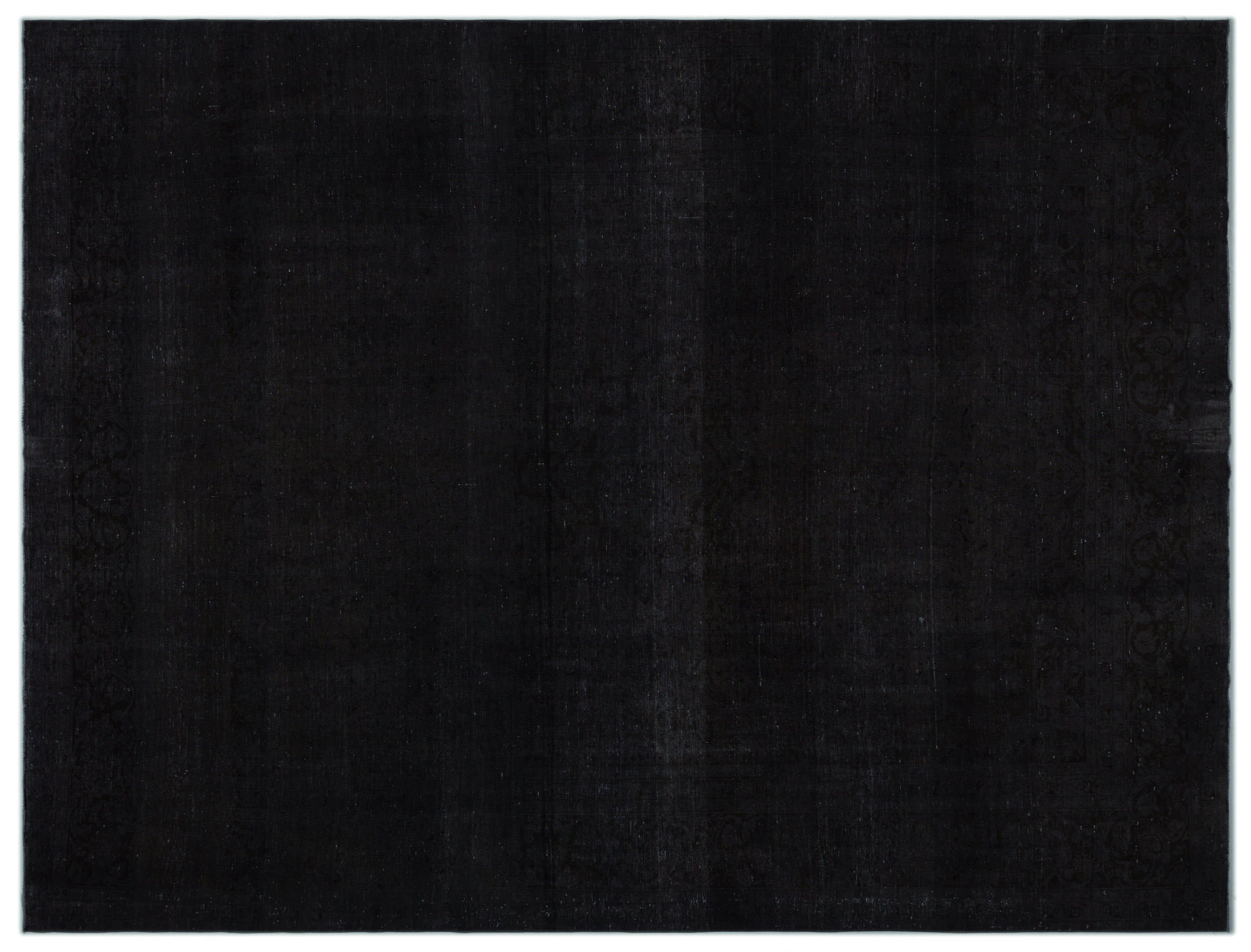 Gray Over Dyed Vintage XLarge Rug 9'7'' x 12'10'' ft 292 x 392 cm