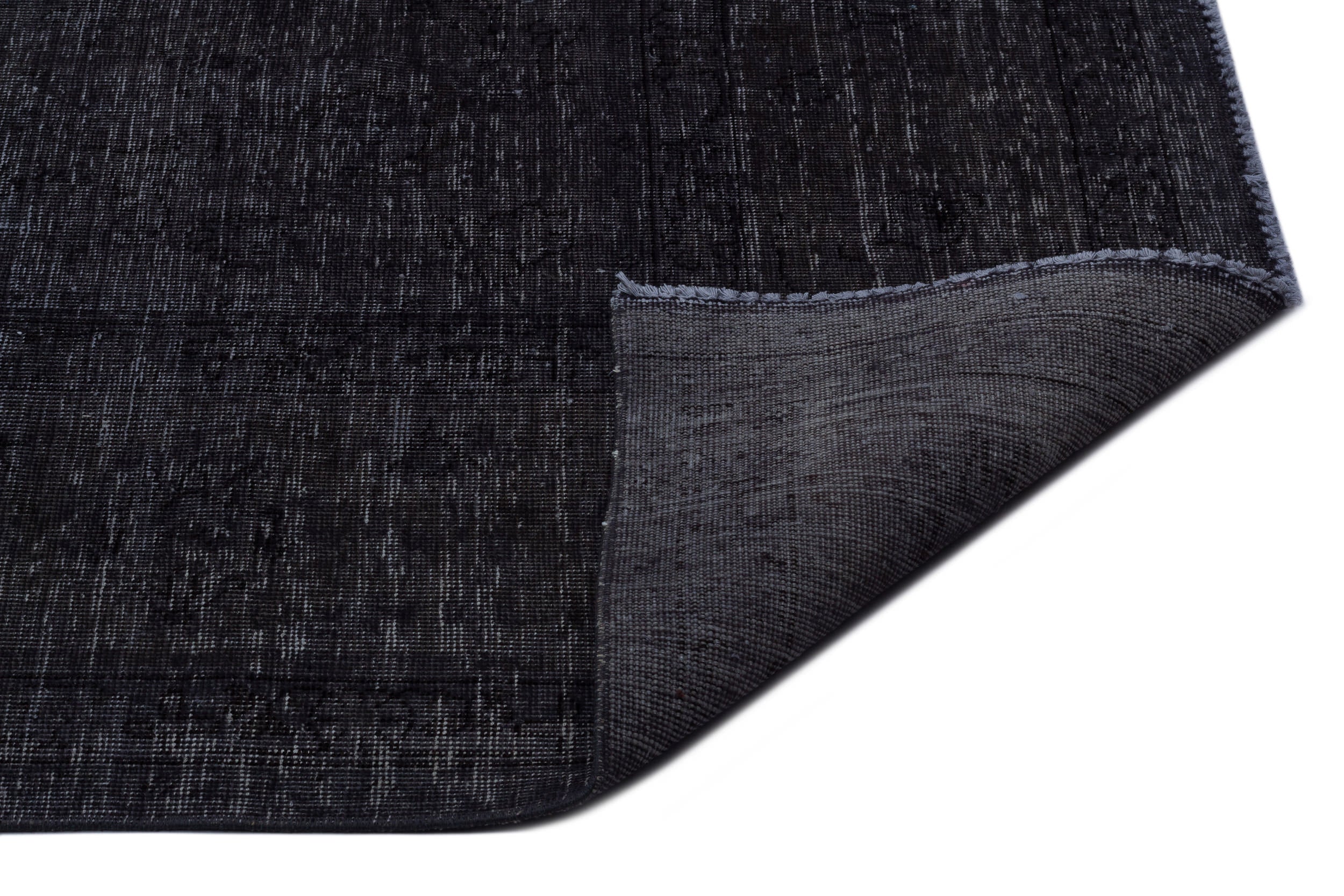 Gray Over Dyed Vintage XLarge Rug 9'11'' x 12'9'' ft 301 x 388 cm