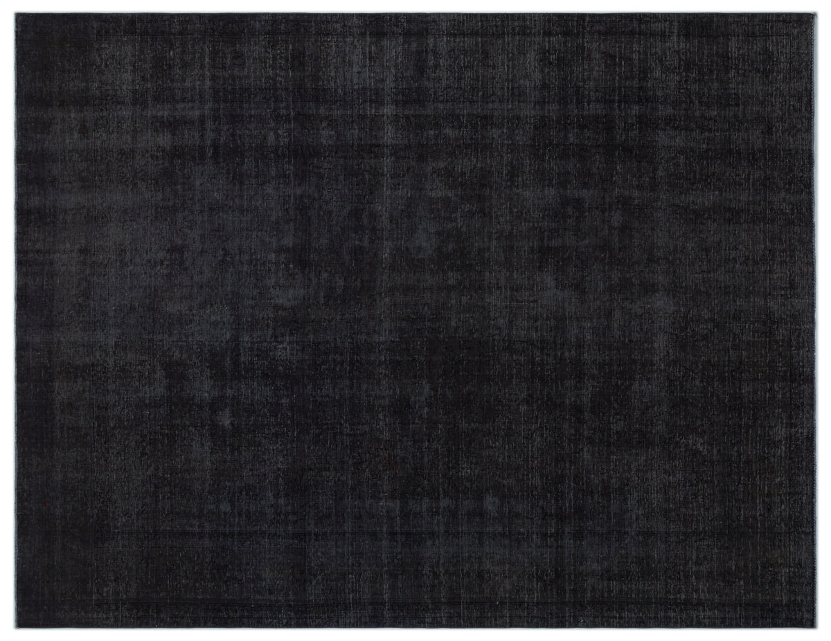 Gray Over Dyed Vintage XLarge Rug 9&#39;11&#39;&#39; x 12&#39;9&#39;&#39; ft 301 x 388 cm