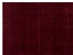 Red Over Dyed Vintage XLarge Rug 9'7'' x 12'12'' ft 293 x 395 cm