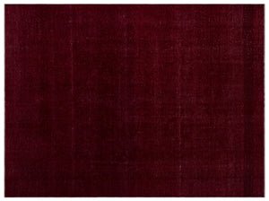 Red Over Dyed Vintage XLarge Rug 9'7'' x 12'12'' ft 293 x 395 cm