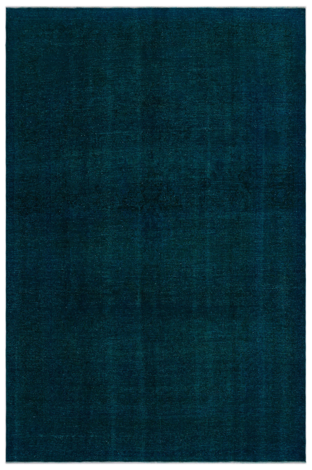 Turquoise  Over Dyed Vintage XLarge Rug 9'2'' x 13'9'' ft 279 x 420 cm