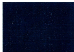 Blue Over Dyed Vintage XLarge Rug 9'4'' x 13'4'' ft 284 x 407 cm