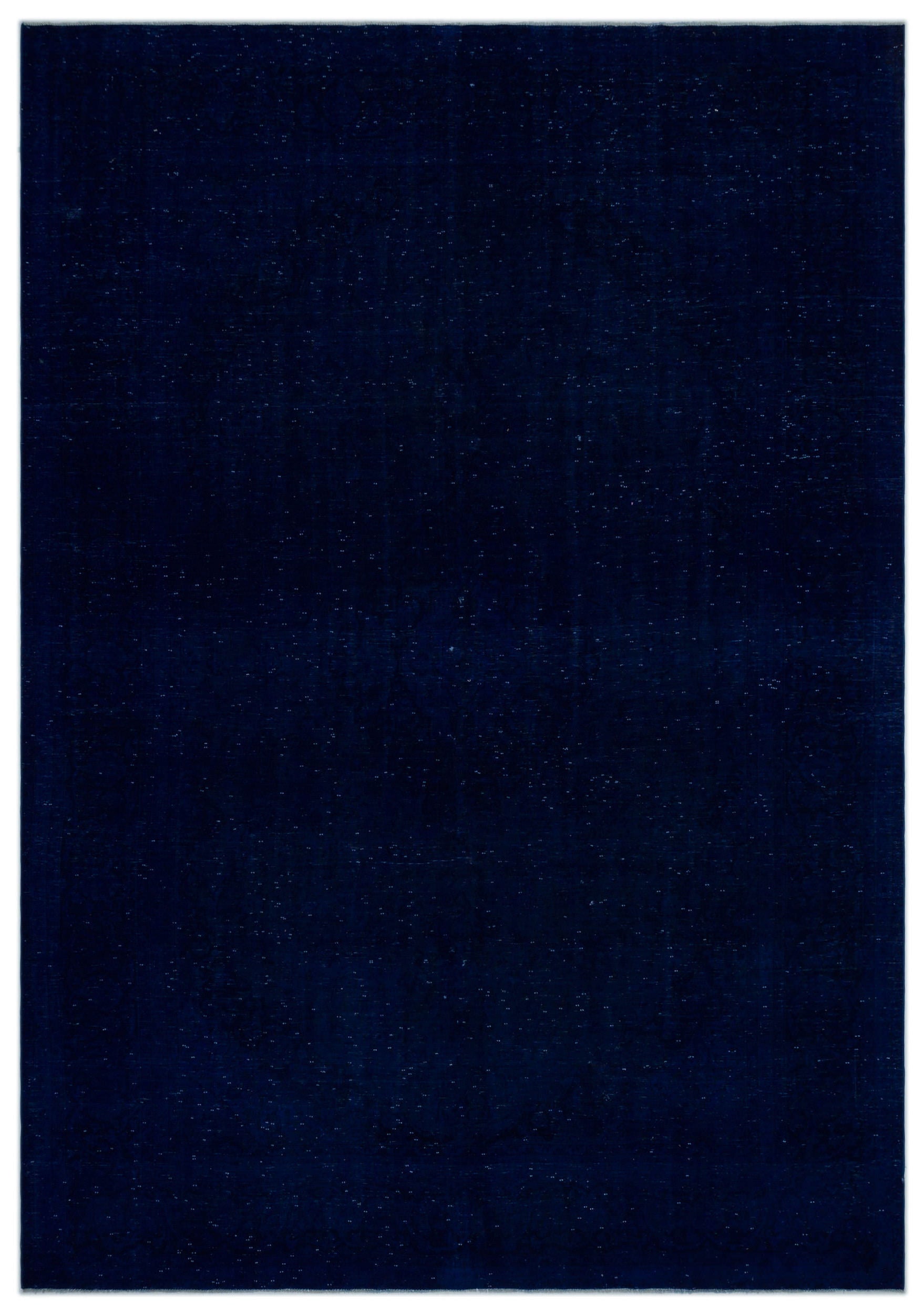 Blue Over Dyed Vintage XLarge Rug 9'4'' x 13'4'' ft 284 x 407 cm