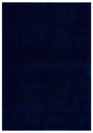 Blue Over Dyed Vintage XLarge Rug 9'4'' x 13'4'' ft 284 x 407 cm