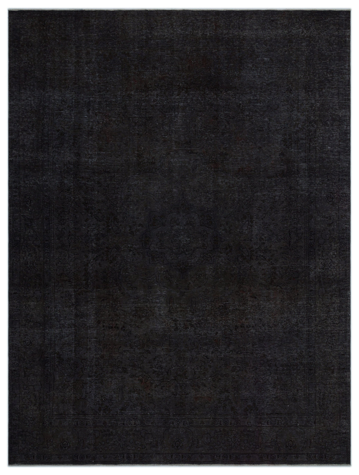 Gray Over Dyed Vintage XLarge Rug 9&#39;6&#39;&#39; x 12&#39;8&#39;&#39; ft 289 x 386 cm
