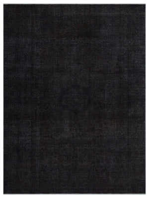 Gray Over Dyed Vintage XLarge Rug 9'6'' x 12'8'' ft 289 x 386 cm