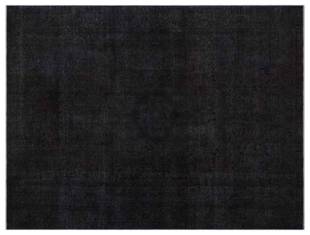 Gray Over Dyed Vintage XLarge Rug 9'6'' x 12'8'' ft 289 x 386 cm
