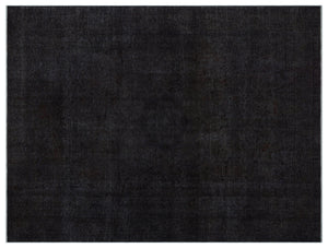 Gray Over Dyed Vintage XLarge Rug 9'6'' x 12'8'' ft 289 x 386 cm