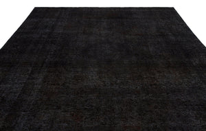 Gray Over Dyed Vintage XLarge Rug 9'6'' x 12'8'' ft 289 x 386 cm