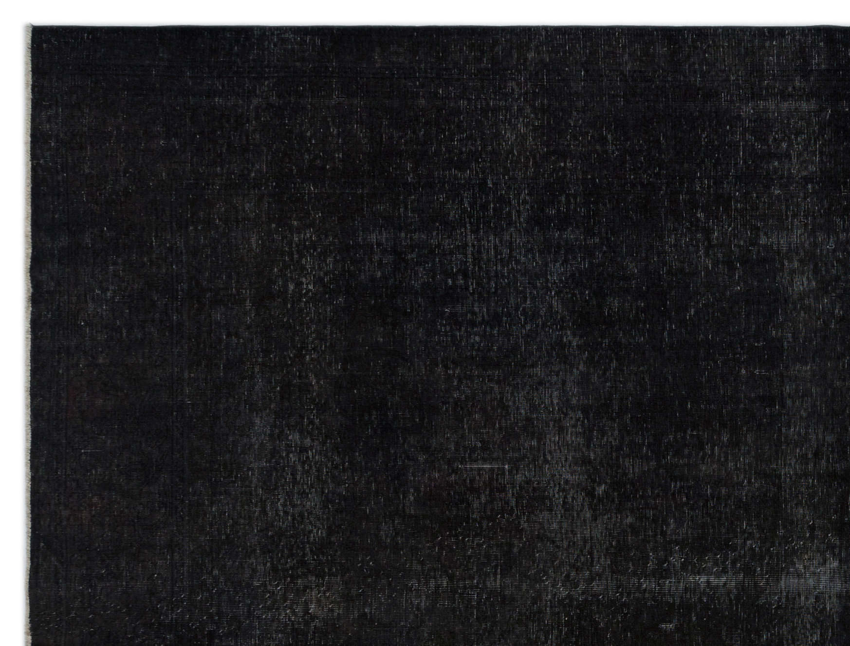 Black Over Dyed Vintage XLarge Rug 9'11'' x 12'10'' ft 303 x 392 cm