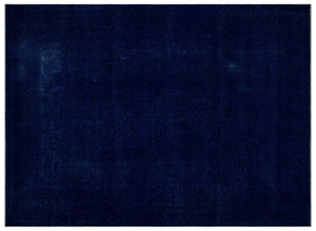 Blue Over Dyed Vintage XLarge Rug 9'10'' x 13'8'' ft 299 x 416 cm