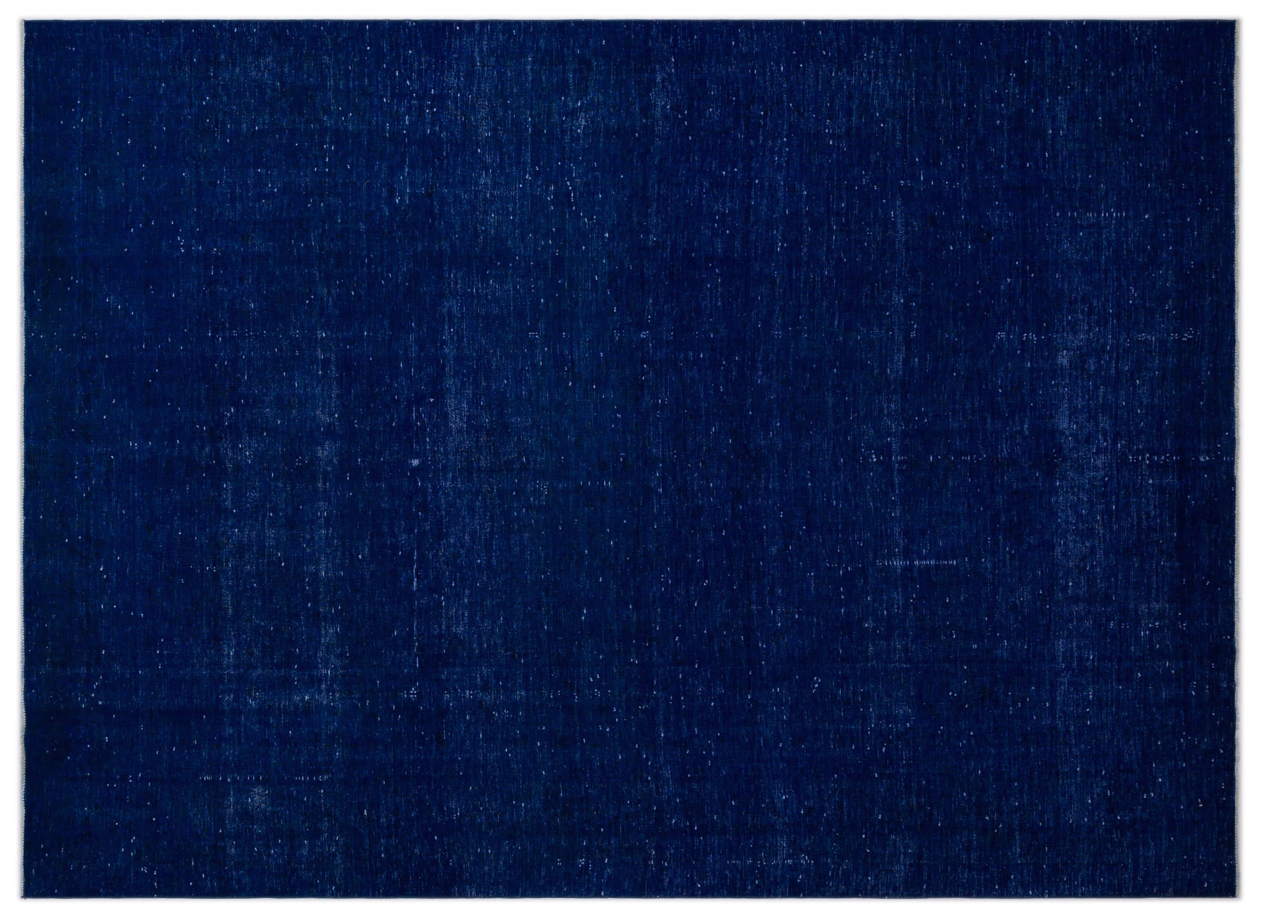 Blue Over Dyed Vintage XLarge Rug 7'11'' x 11'2'' ft 241 x 340 cm