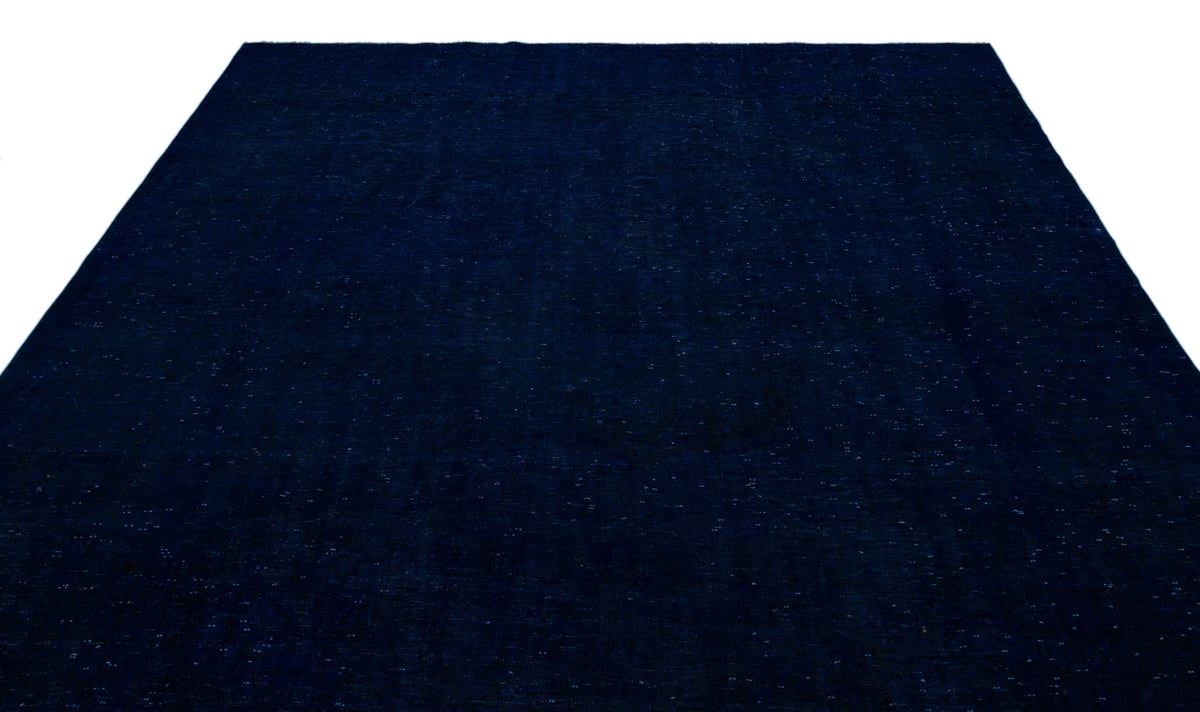 Blue Over Dyed Vintage XLarge Rug 8&#39;0&#39;&#39; x 11&#39;1&#39;&#39; ft 245 x 338 cm
