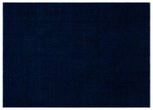 Blue Over Dyed Vintage XLarge Rug 8'0'' x 11'1'' ft 245 x 338 cm